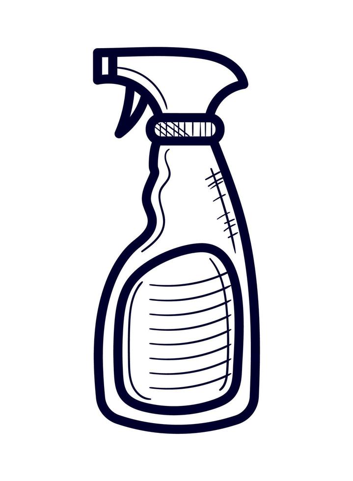 spray laundry bottle vector