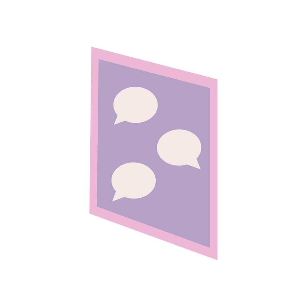 metaverse chat bubbles vector