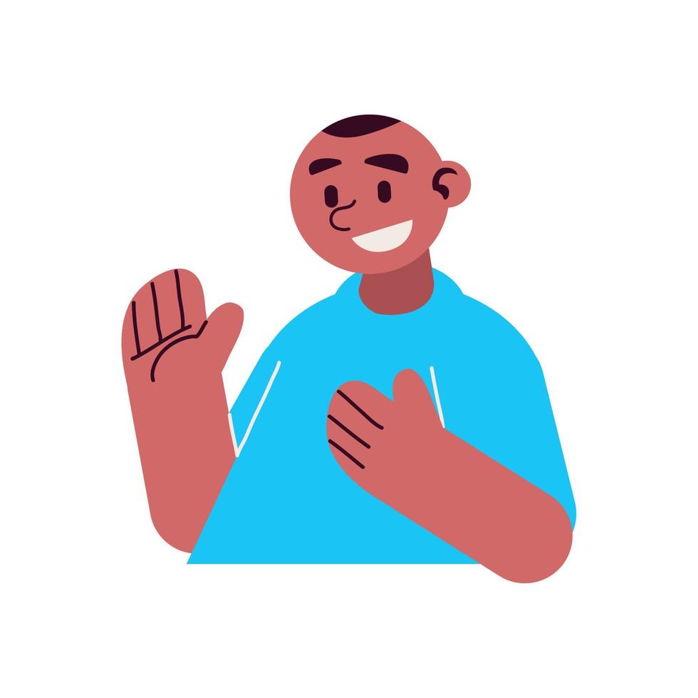happy young man vector