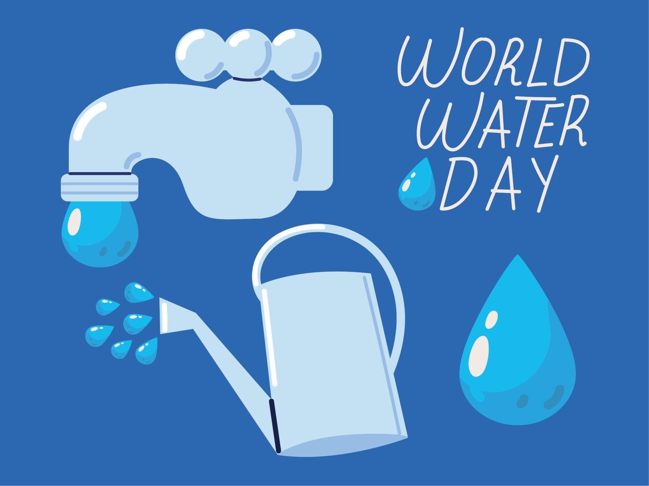 world water day vector