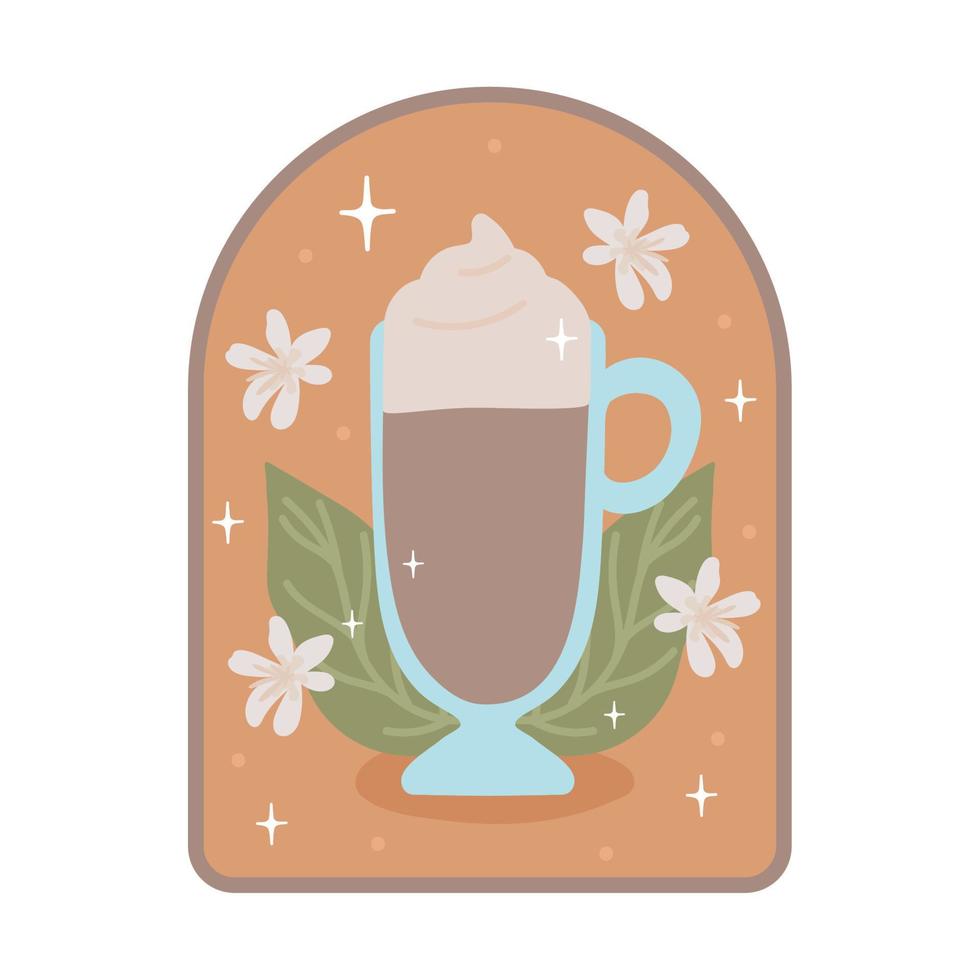 cold coffee cup vector