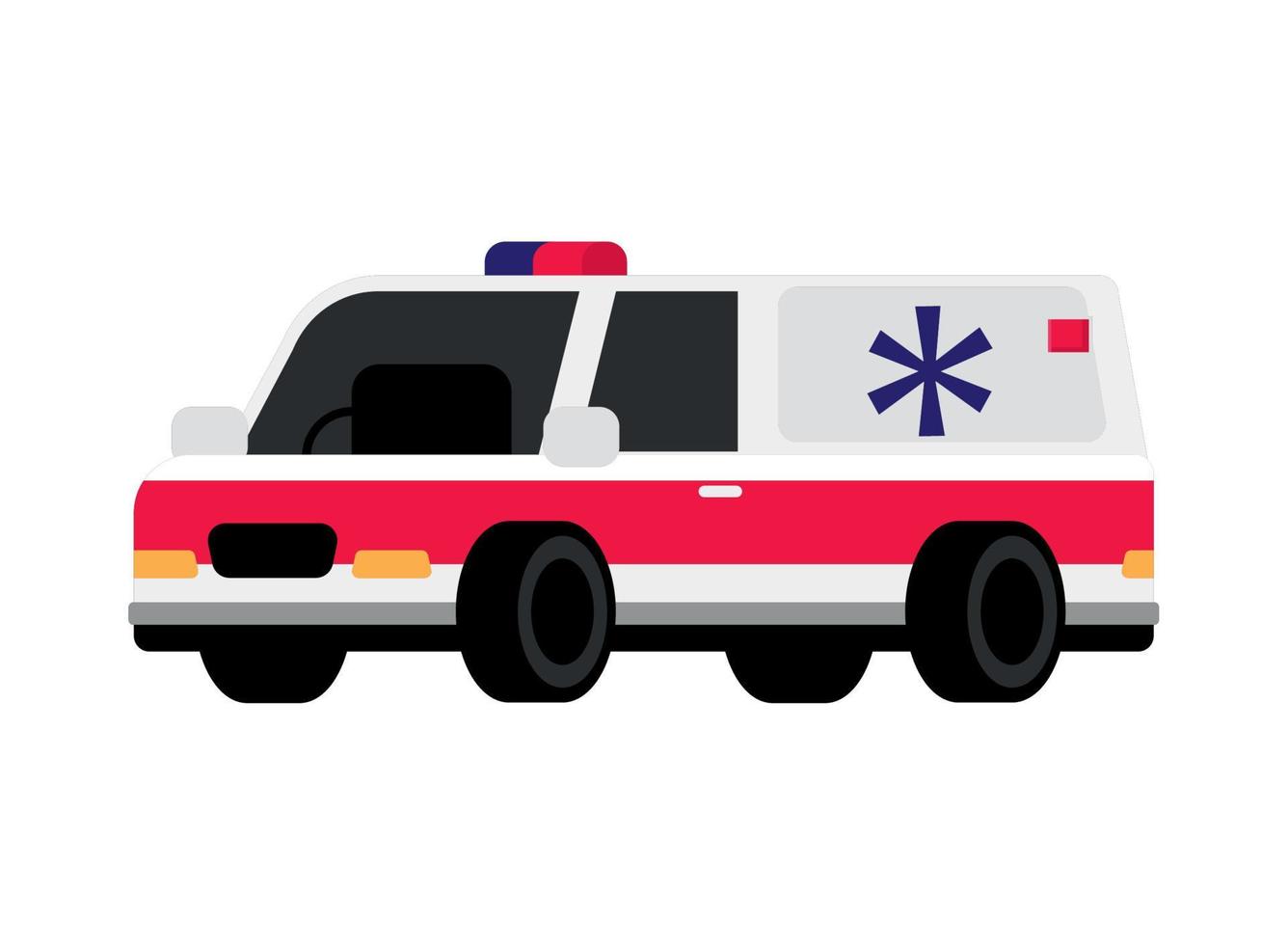 ambulance car transport vector