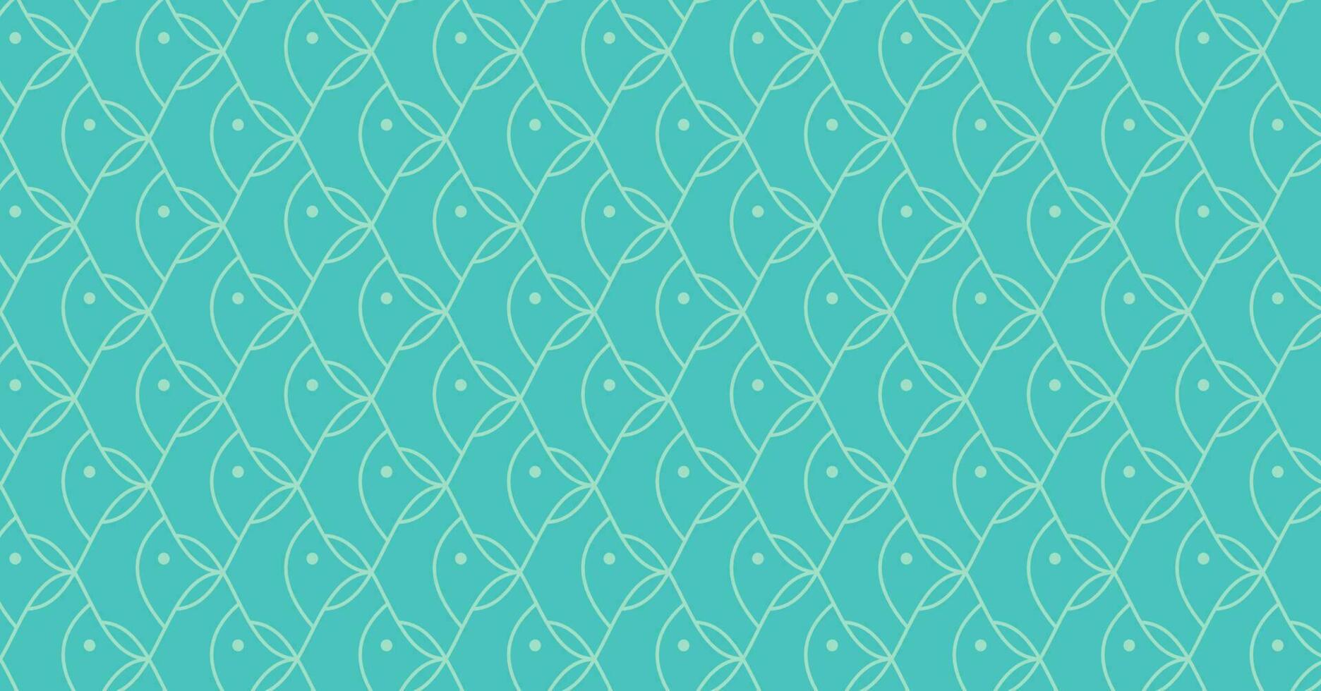 Abstract minimalist fish pattern background vector