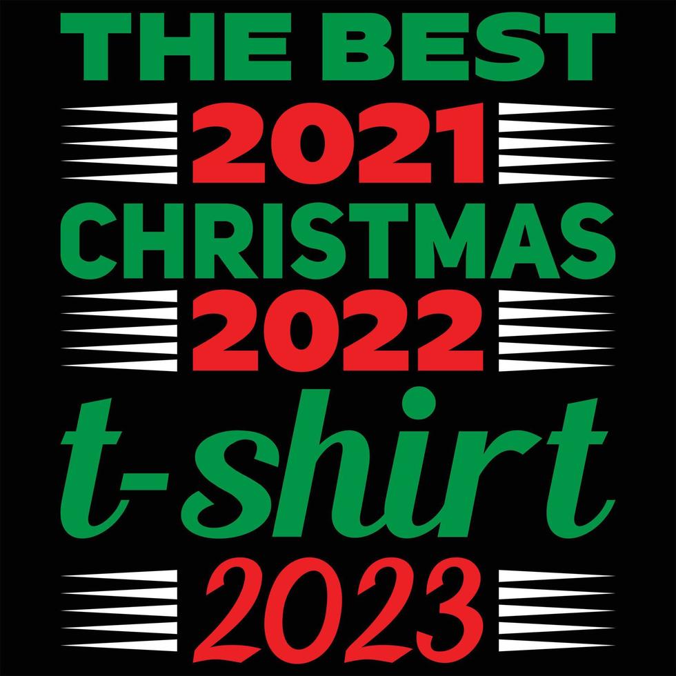 Christmas best t-shirt design vector