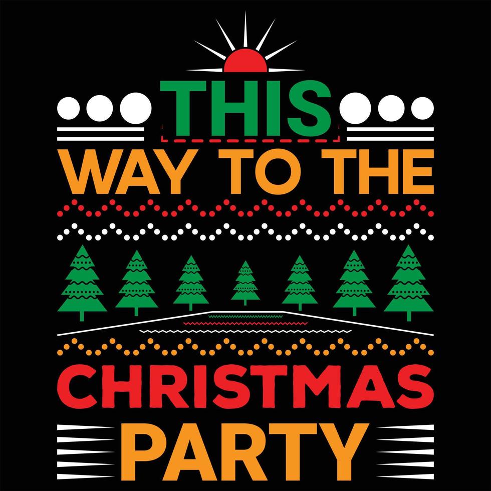 Christmas best t-shirt design vector