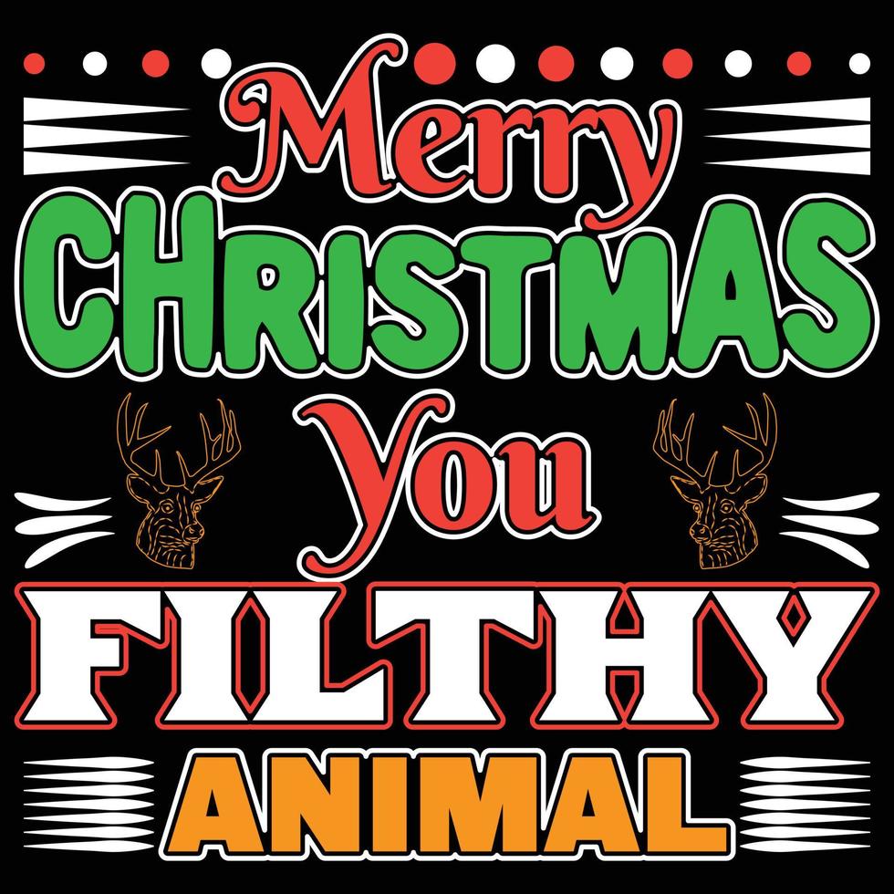 New Christmas t-shirt design vector