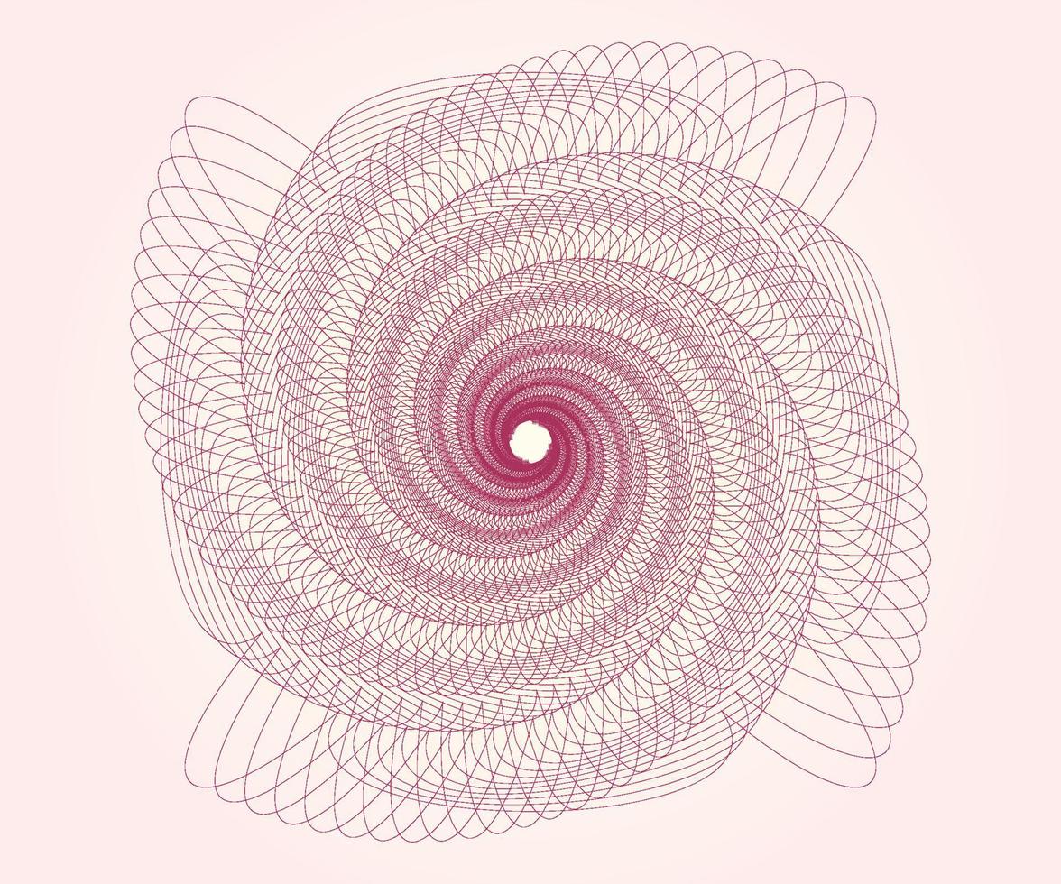 Guilloche Design Vector Graphic