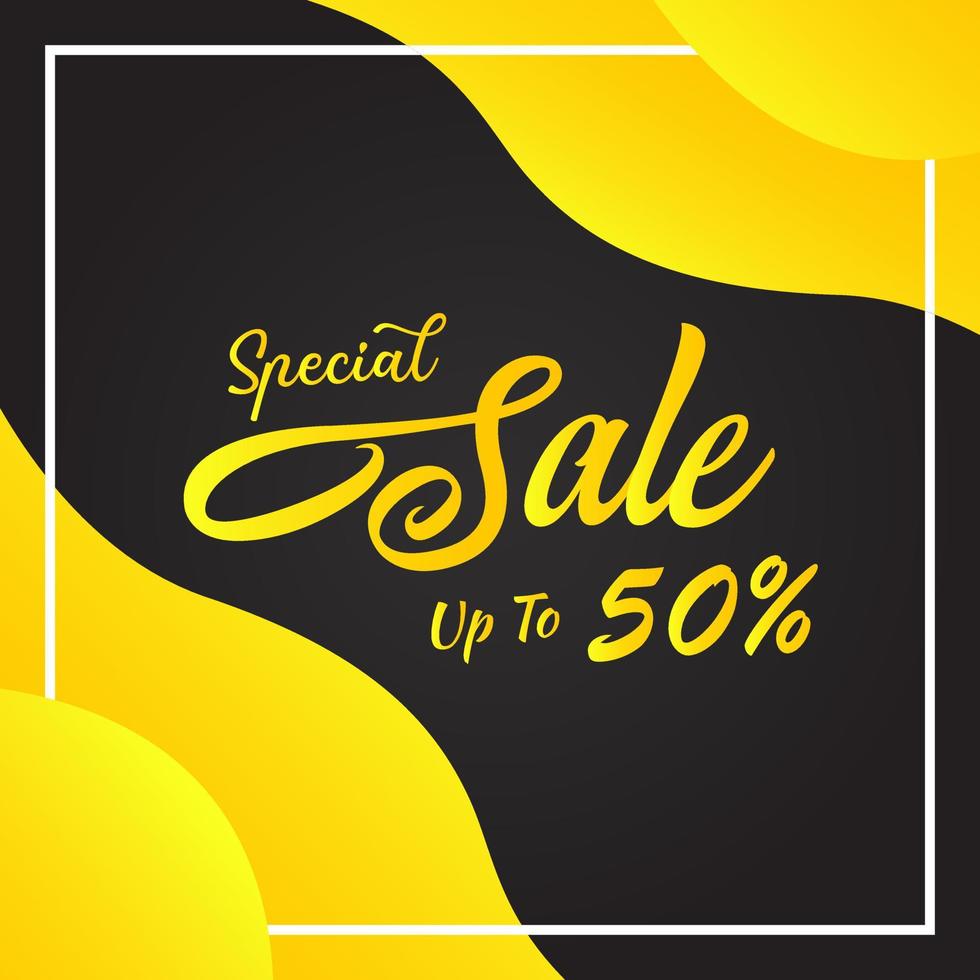 Special Sale Banner Background Promotion vector