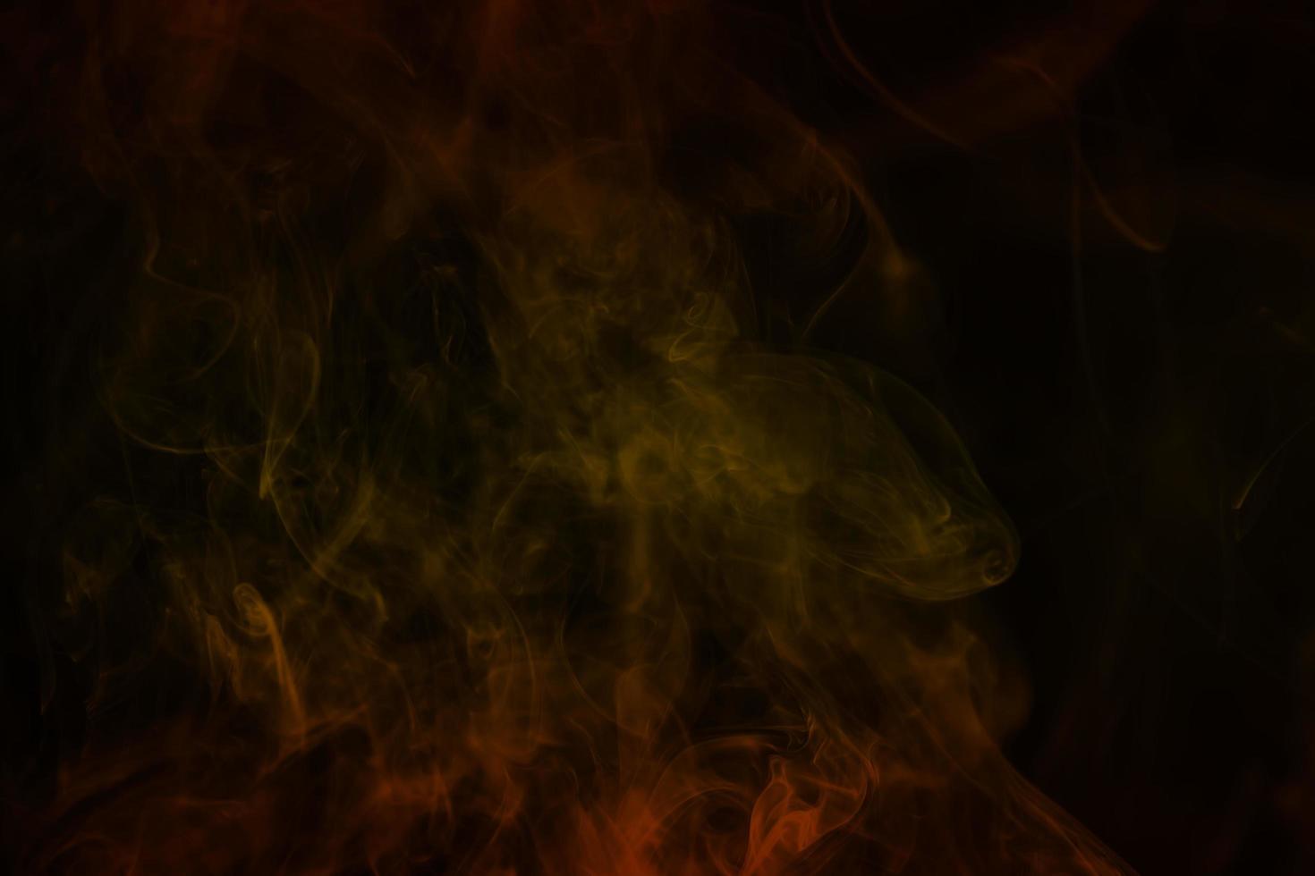colored smoke isolated on white background photo