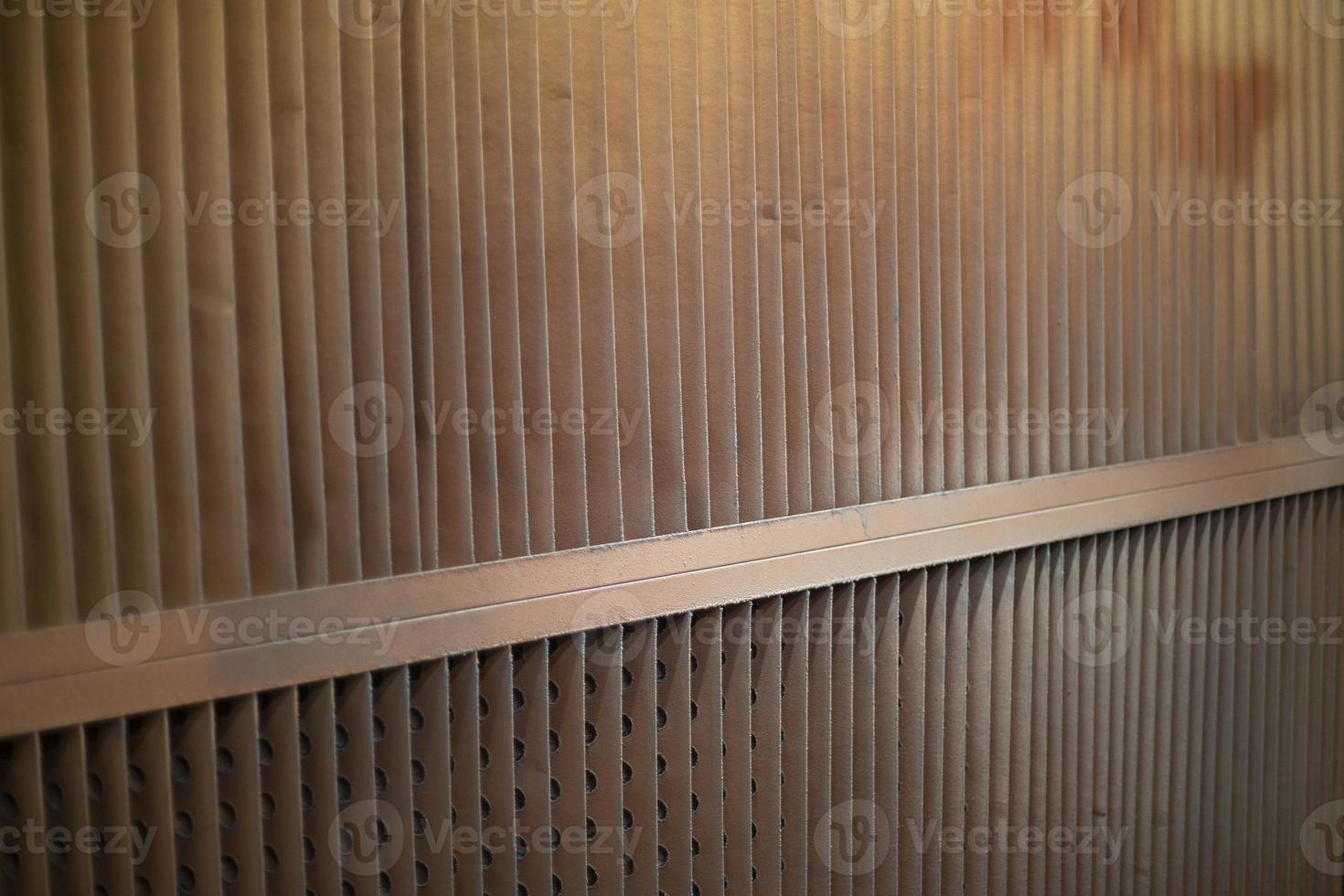 Industrial filter from volatile substances. Paper filter against paint. photo
