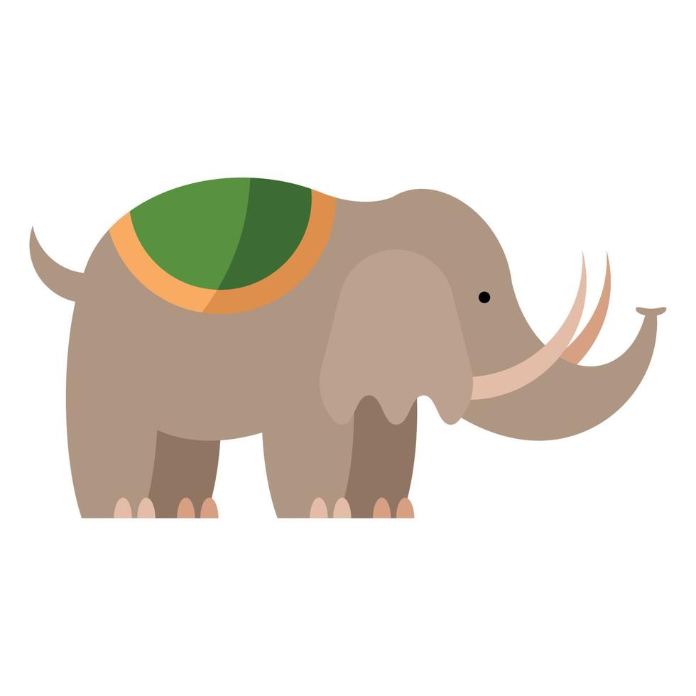 indian elephant animal vector