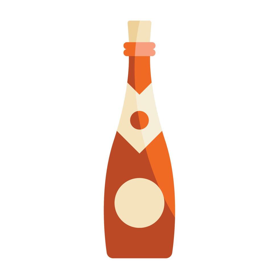 wine bottle cup vector