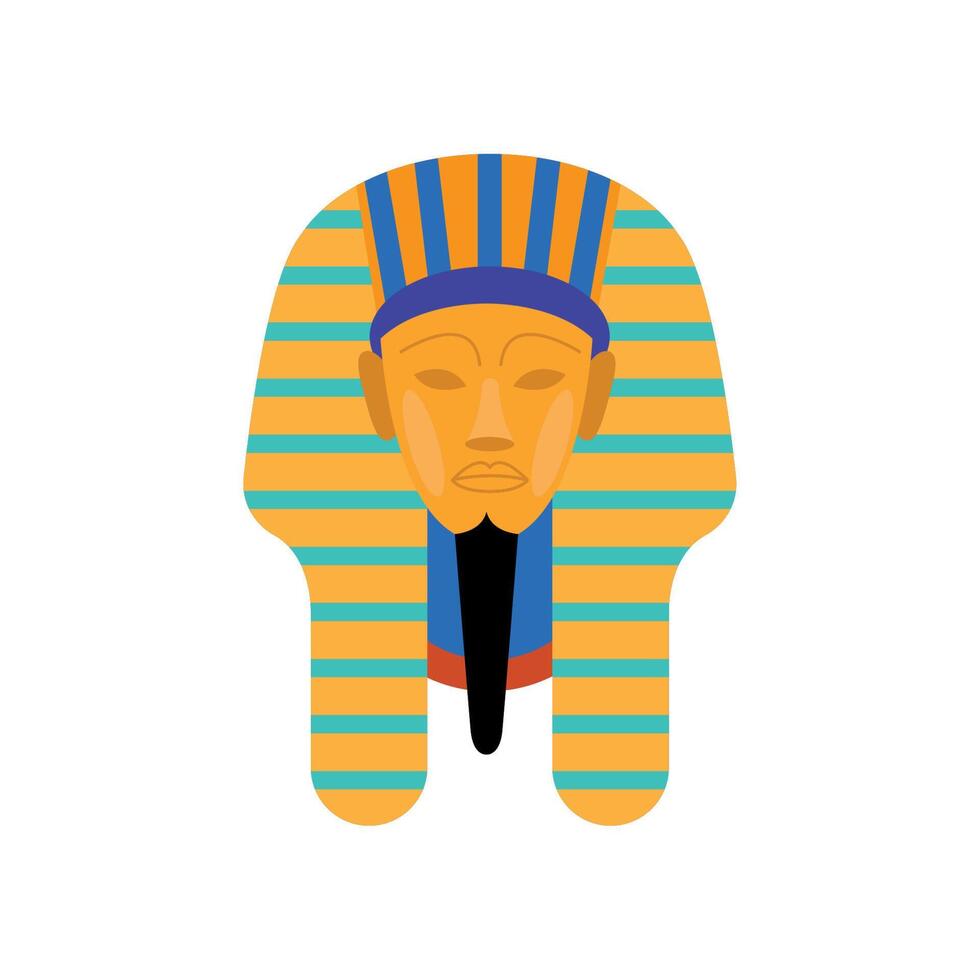 ramses egyptian emperor statue vector