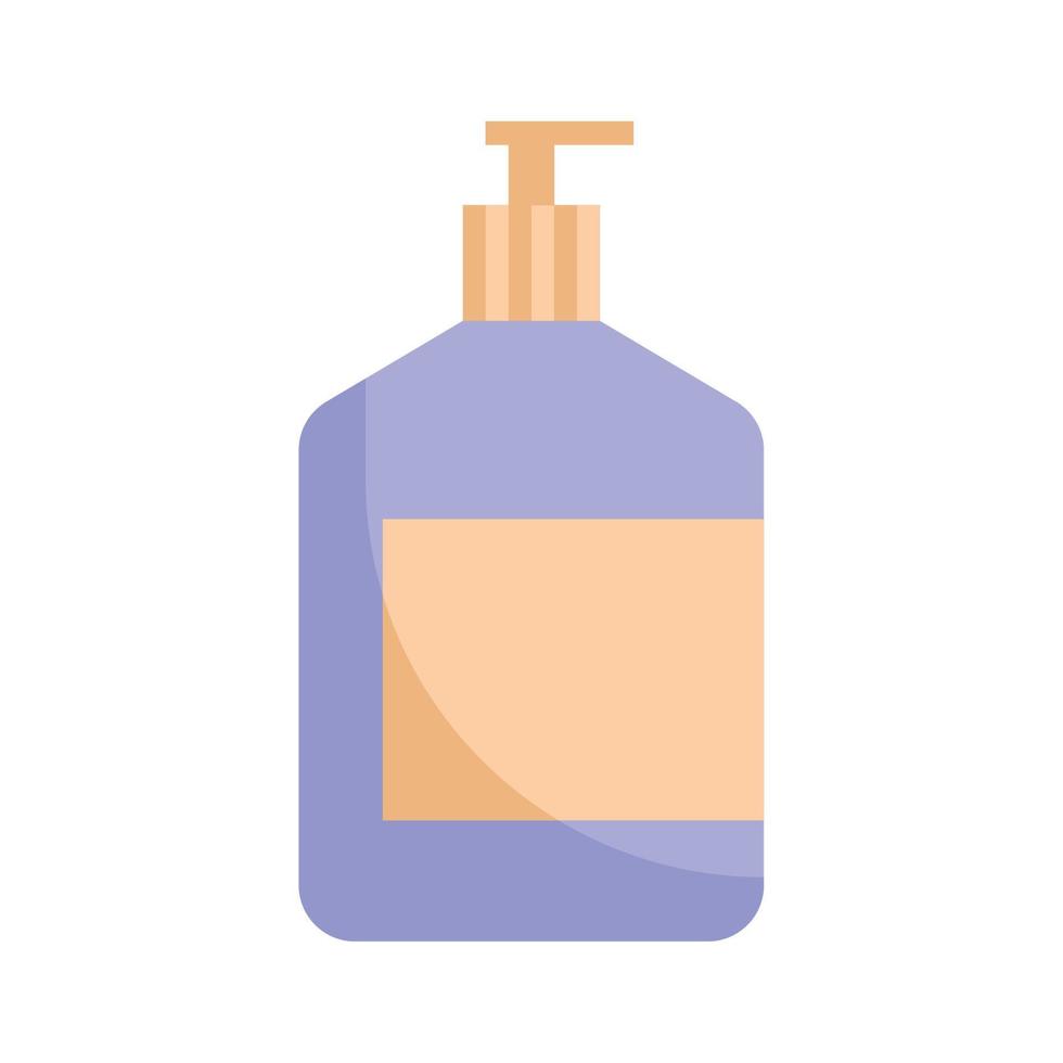 botella de jabón lila vector