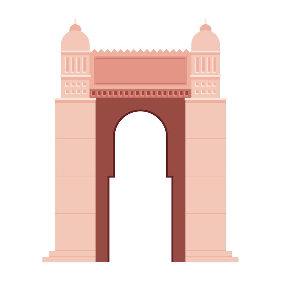 india gate landmark vector