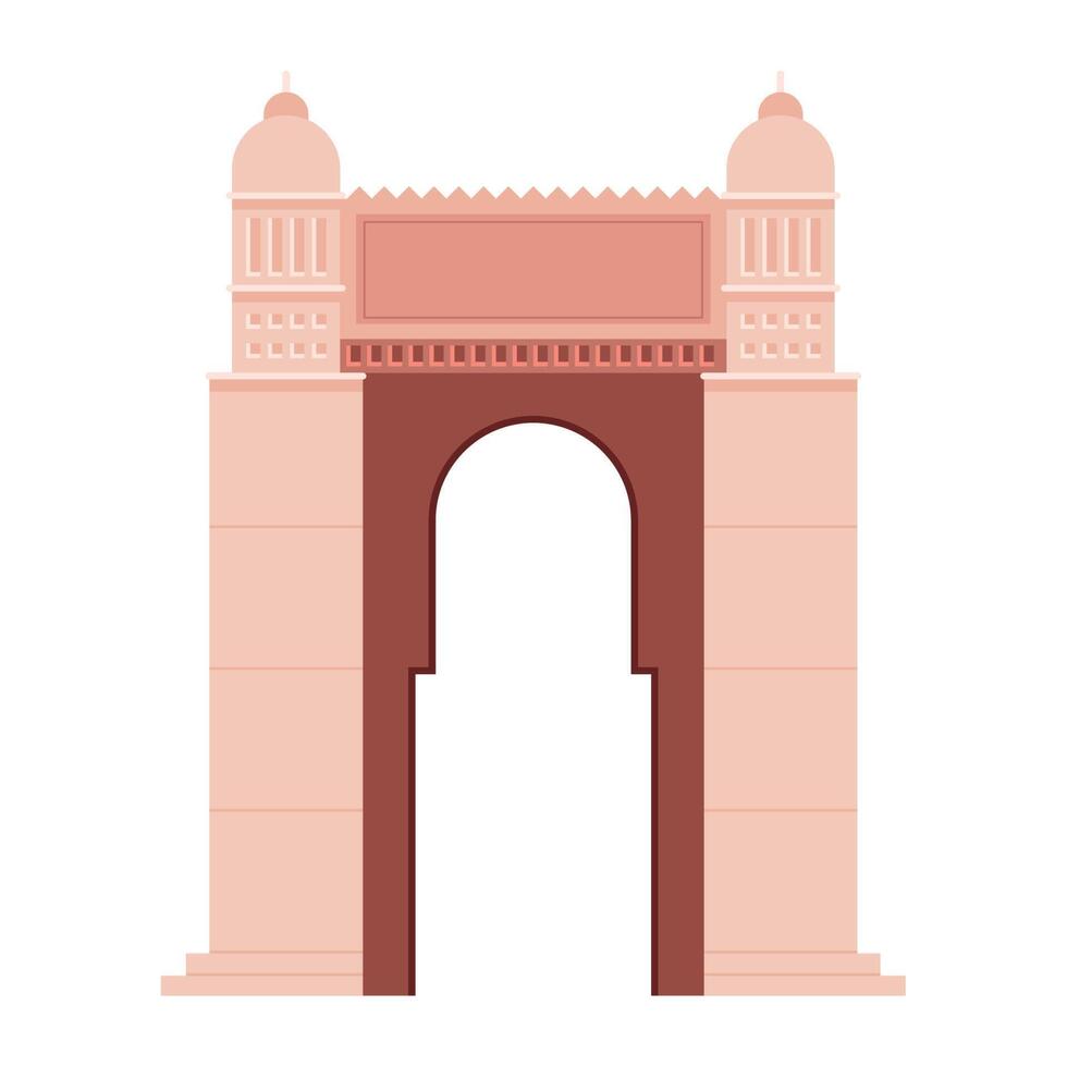 hito de la puerta de la india vector