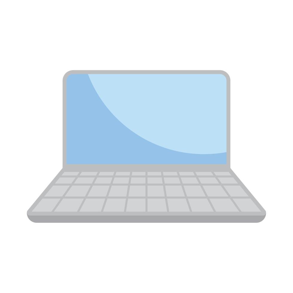 laptop computer portable device vector