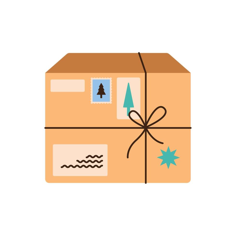 box carton packing vector