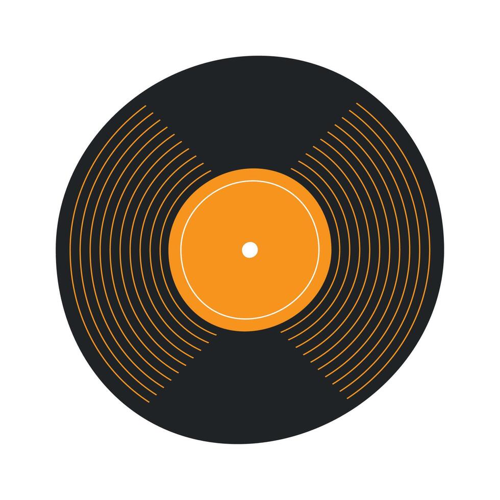 vinyl disk musical vector