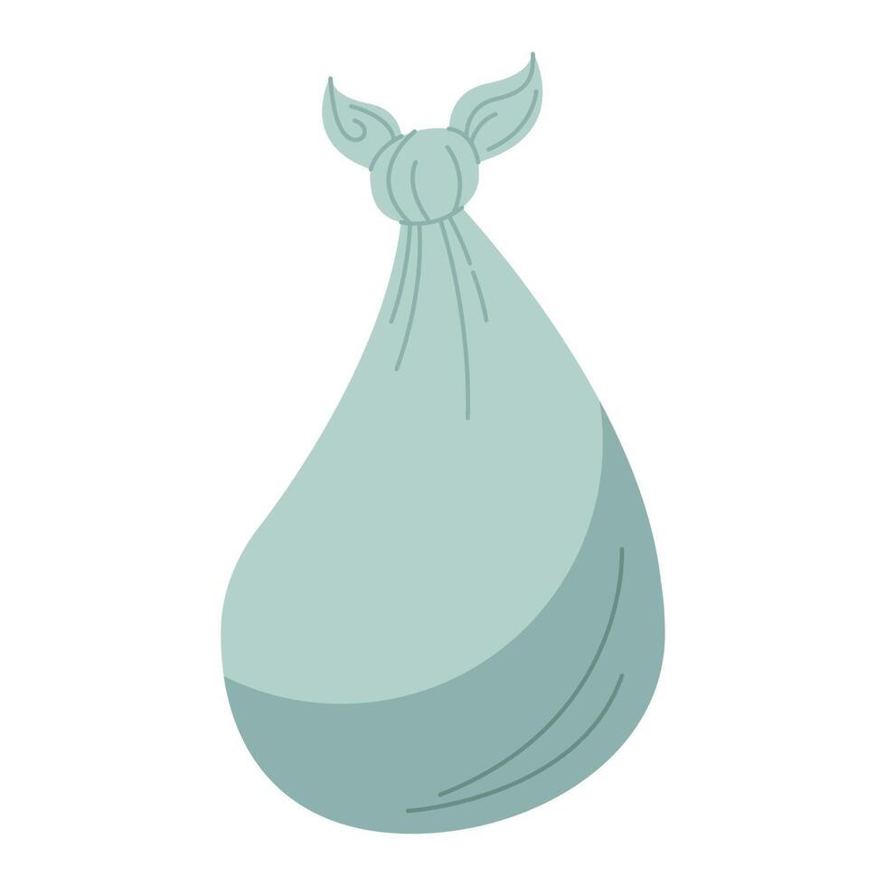 stork gray bag vector