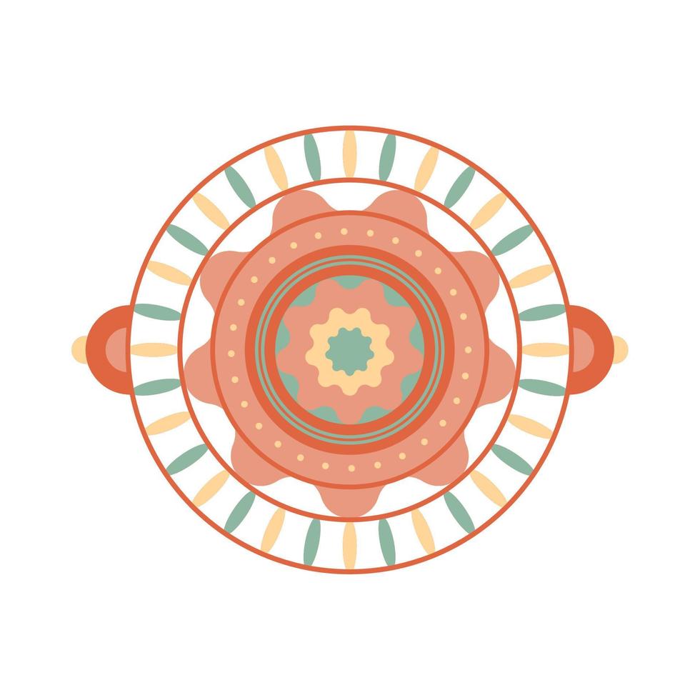 pulsera naranja raksha bandhan vector