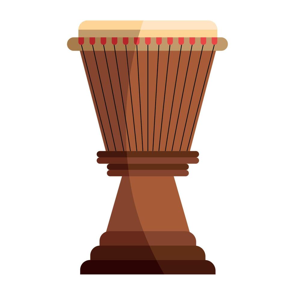 african drum instrument vector