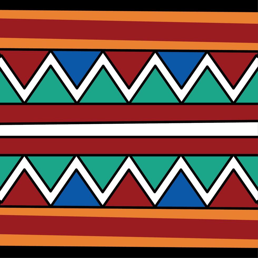 exotic african pattern vector