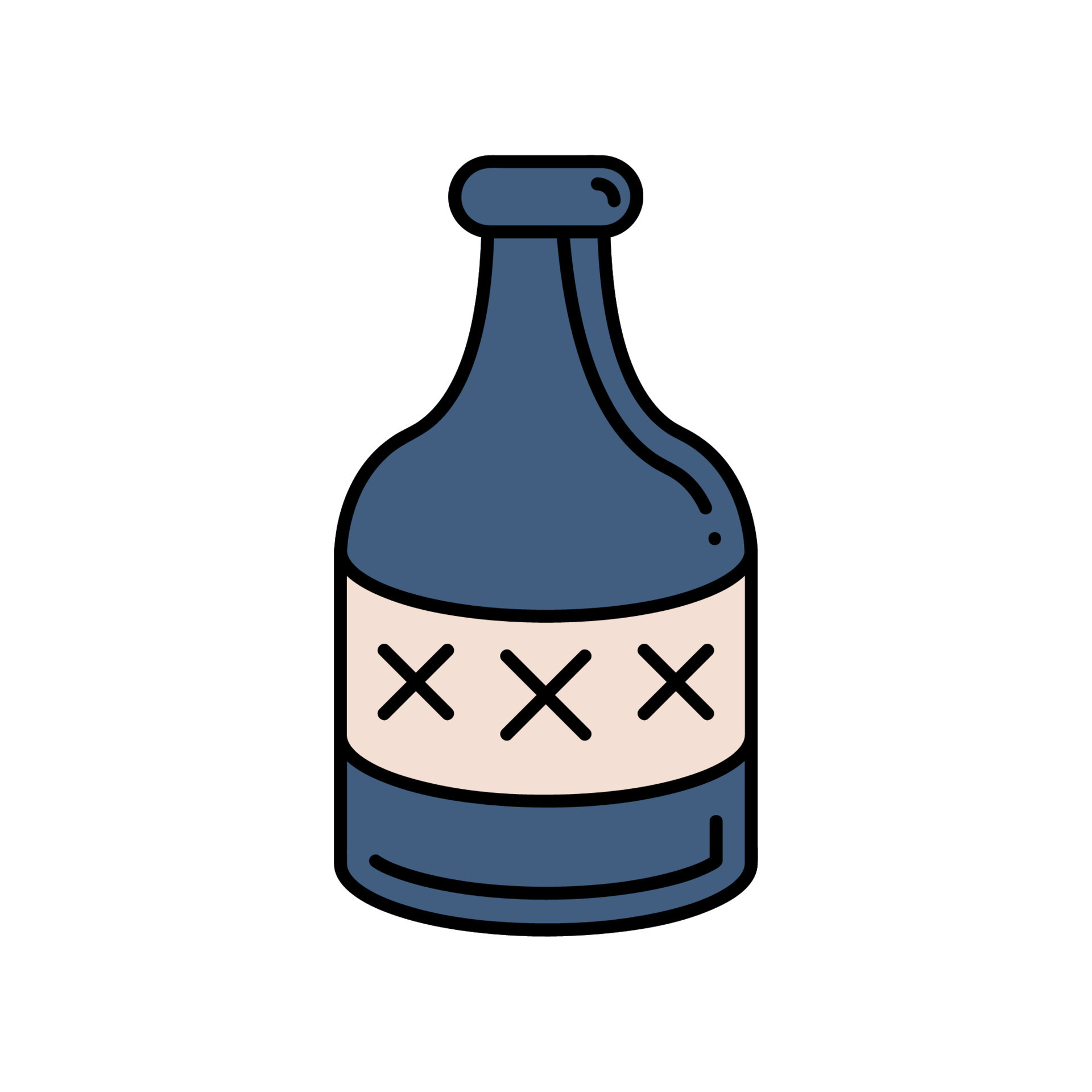 alcohol bottle tattoo 11146503 Vector Art at Vecteezy