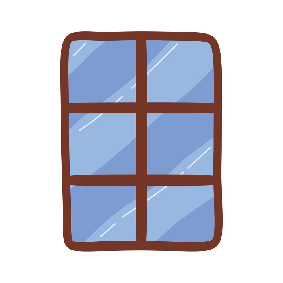window house closed vector