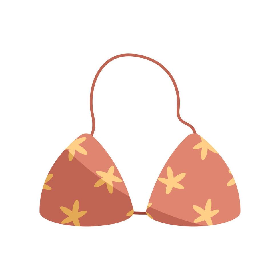 swimsuit bra accessory vector