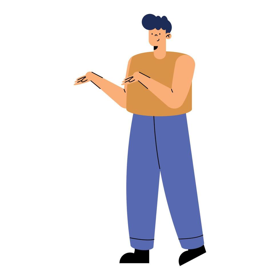 personaje de hombre sin hogar vector