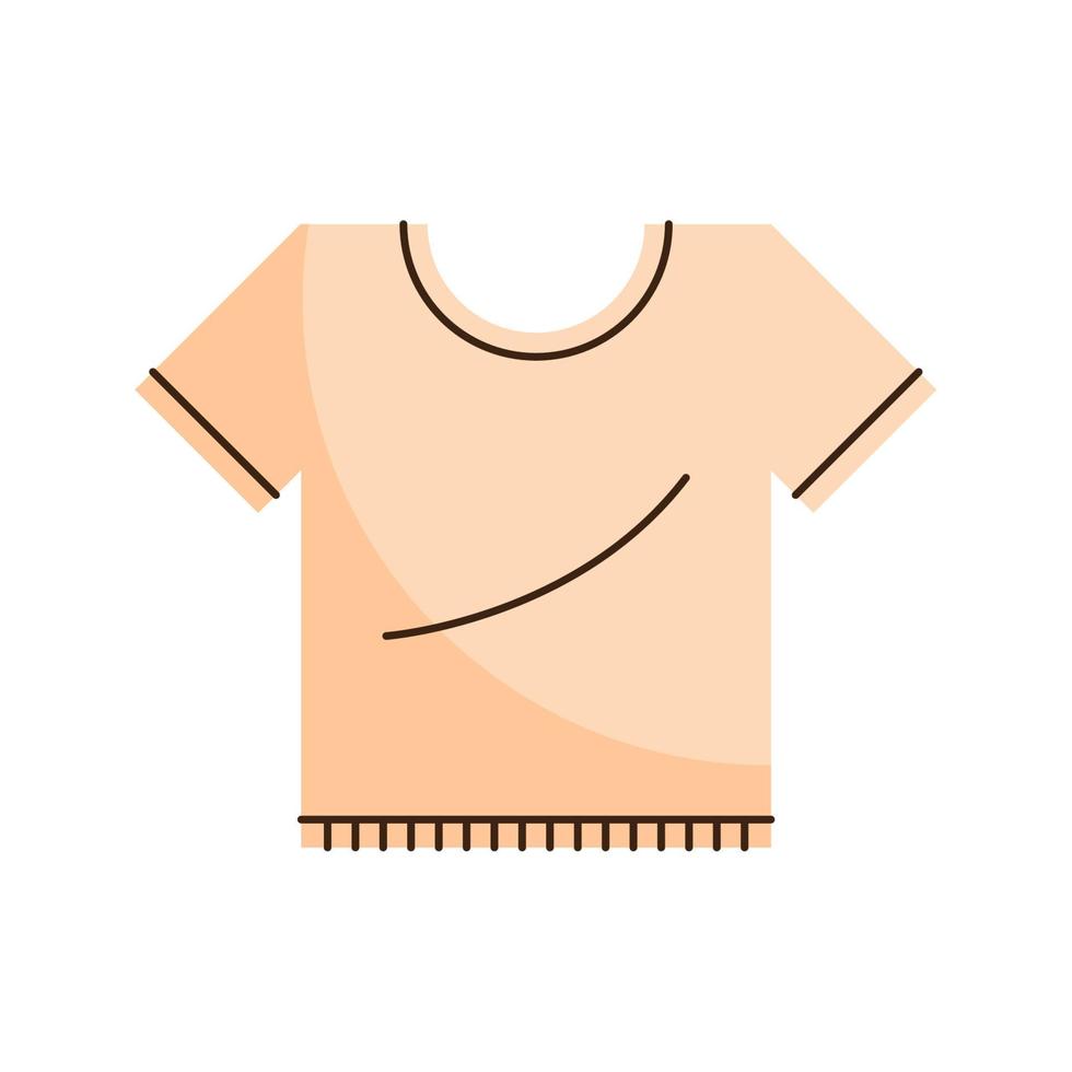 female beige blouse vector