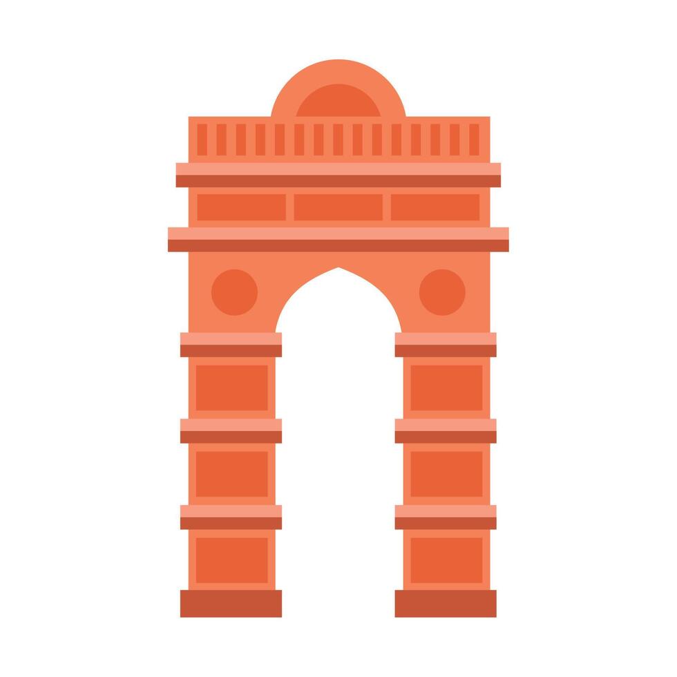 india gate landmark vector