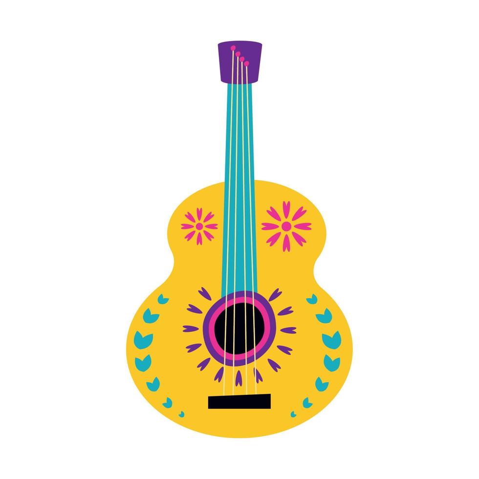 instrumento de guitarra mexicana vector