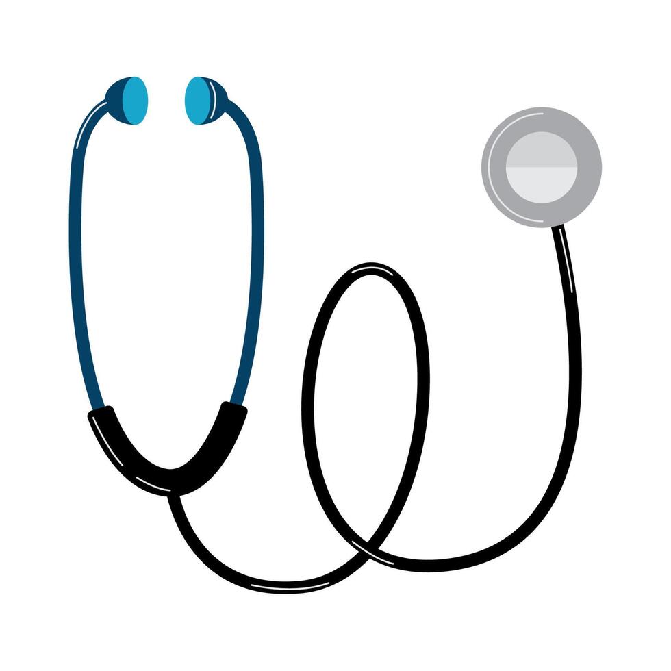 stethoscope medical tool vector