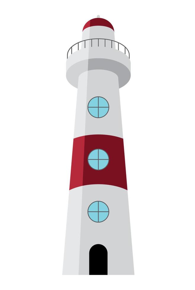 lighthouse nautical construction vector