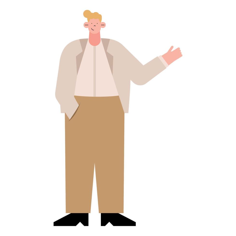 wedding blond man vector