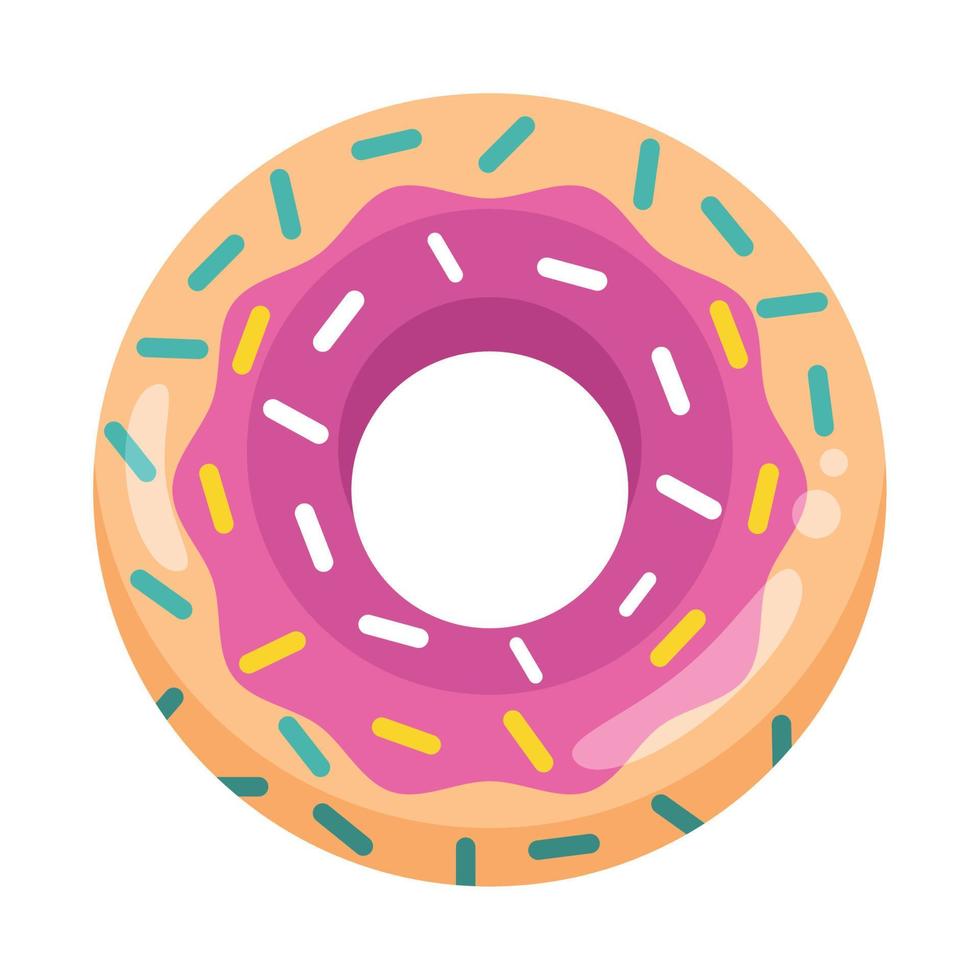 float inflatable donut vector