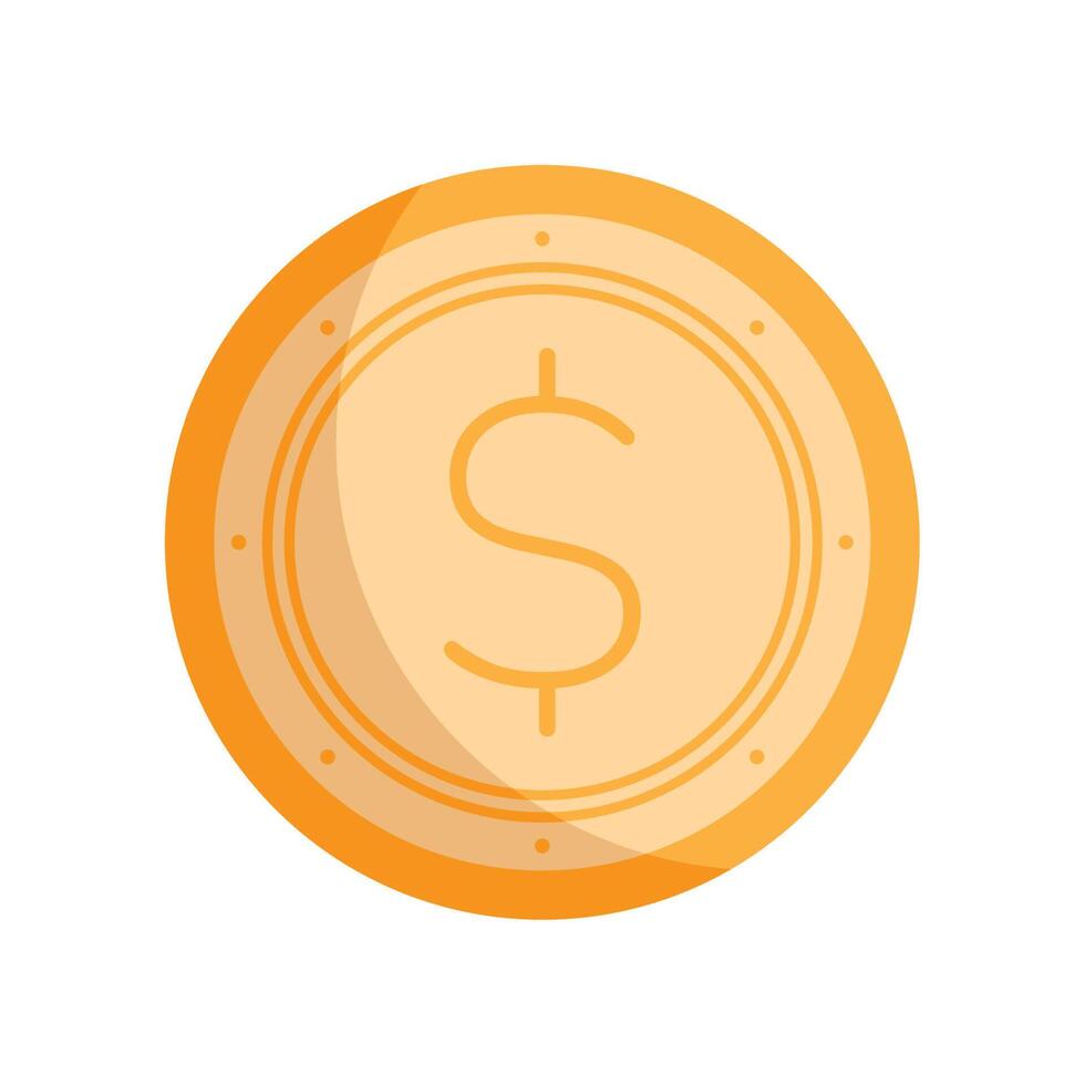 moneda dinero dólar vector