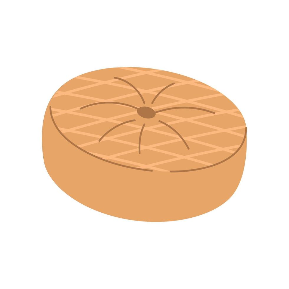 round cushion icon vector