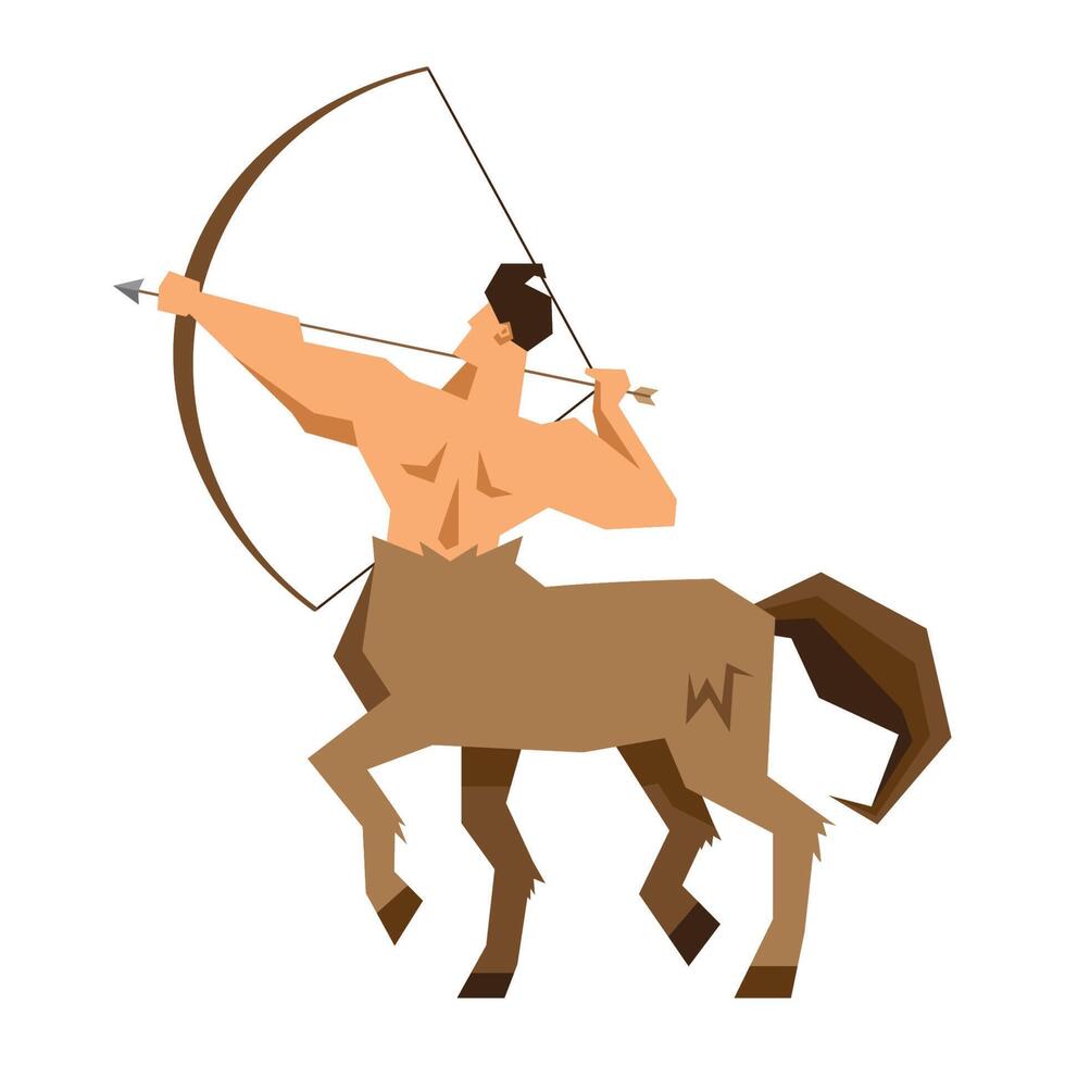 fantastic centaur magical creature vector