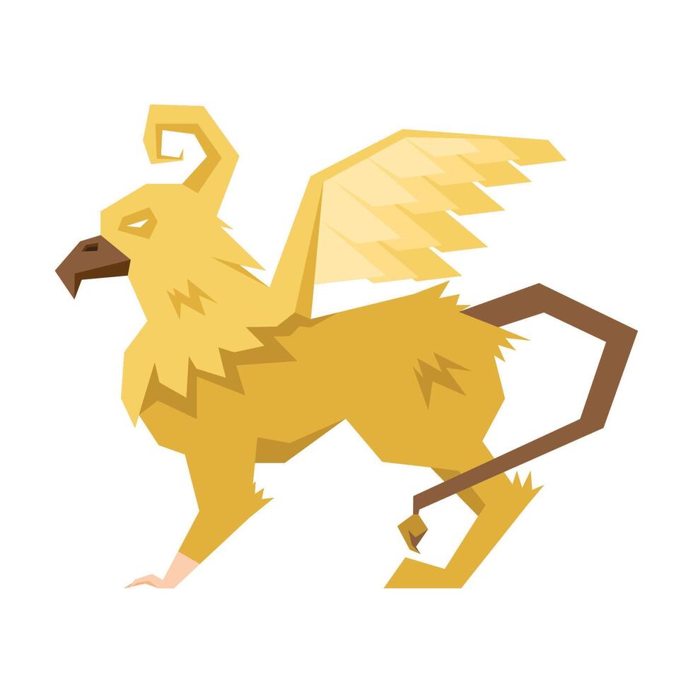 griffon magical creature vector
