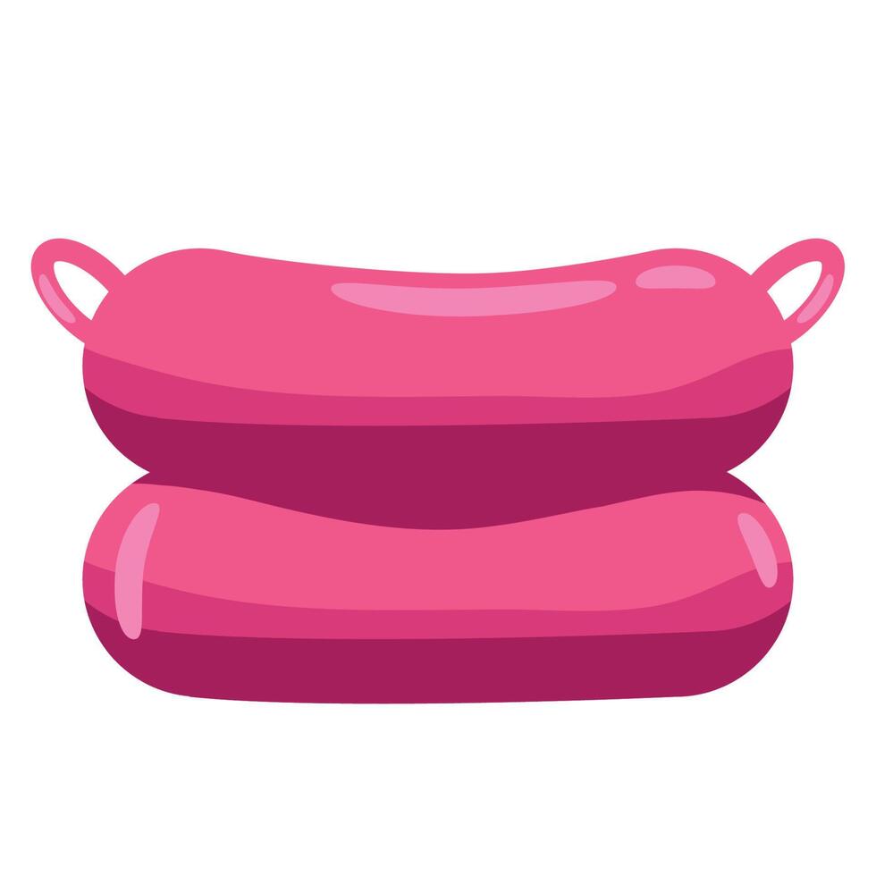 fucshia floats inflatables vector