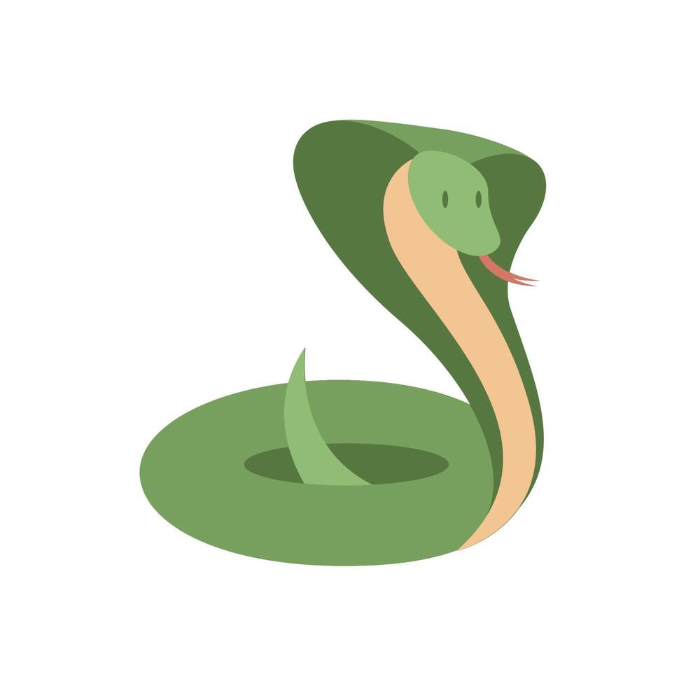 king cobra snake vector