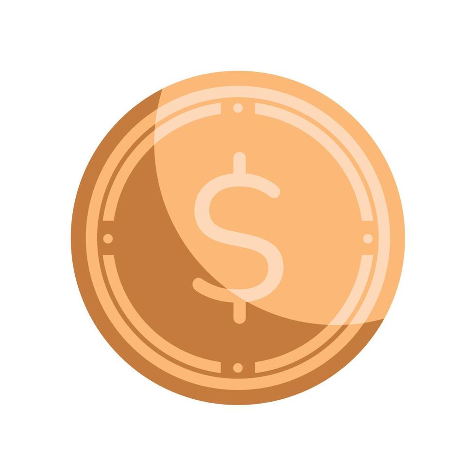 moneda dinero dólar vector