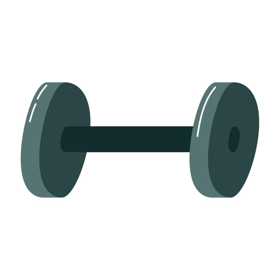 dumbbell weight lifting vector