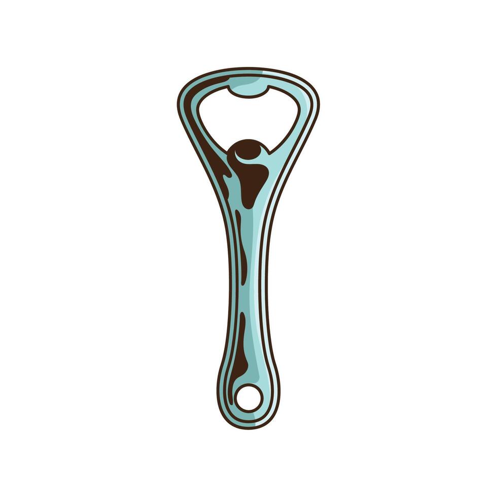 bottle opener tool vector