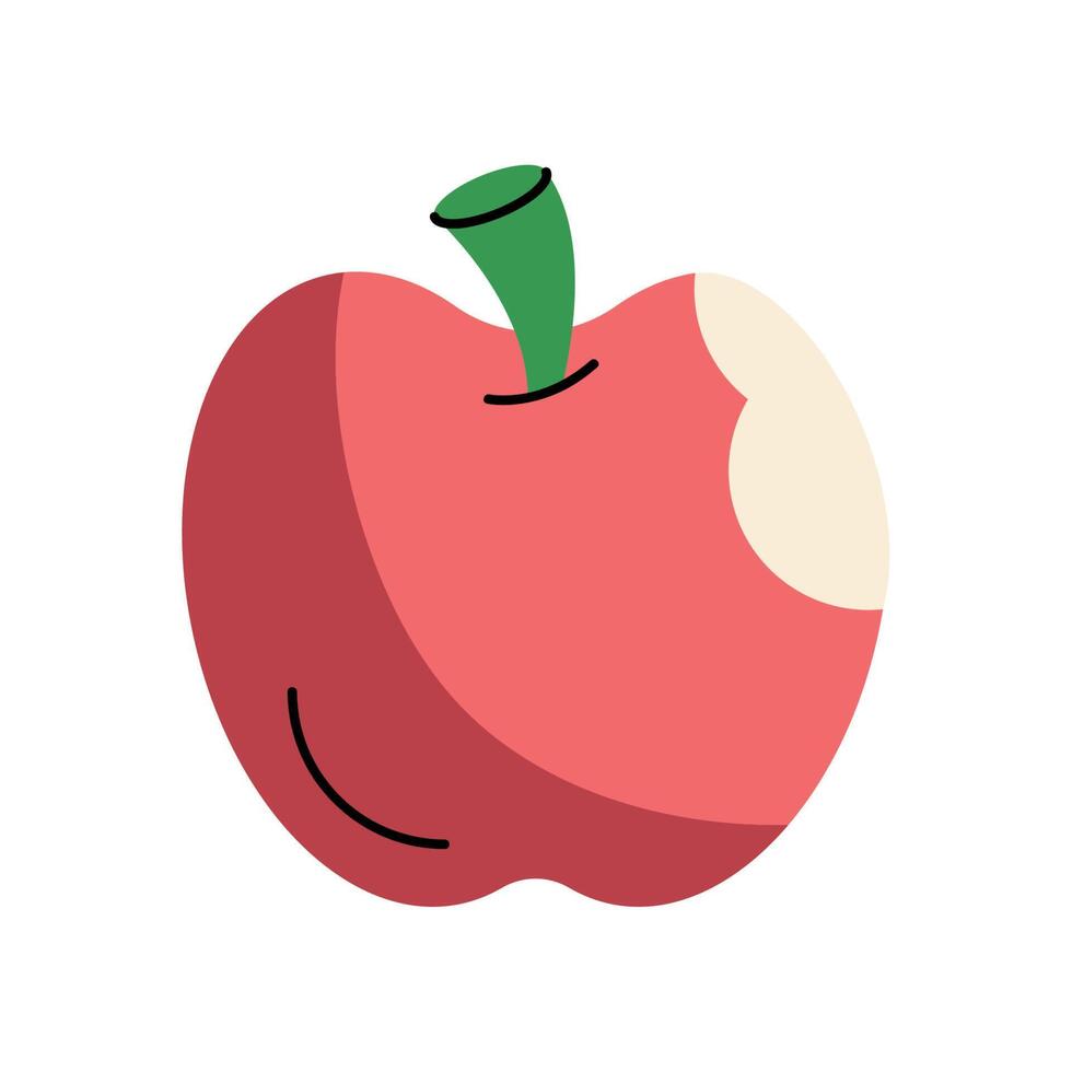 apple fresh fruit vector