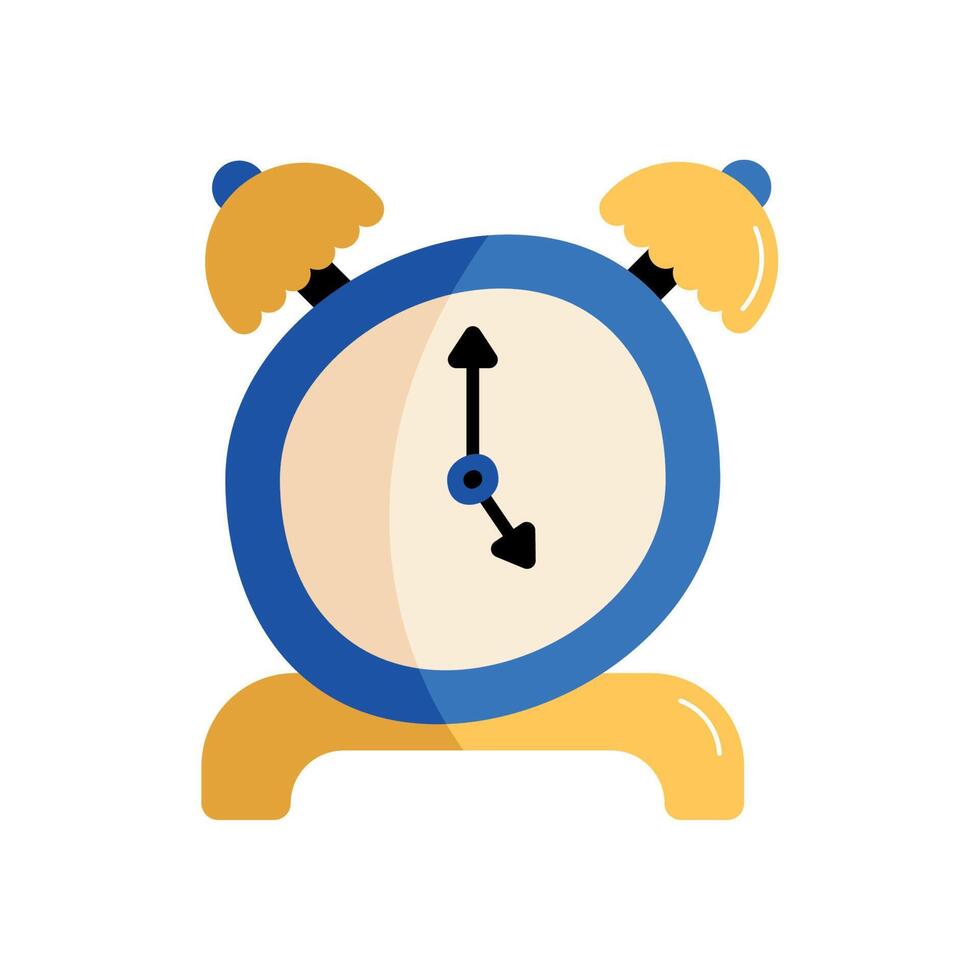 alarm time clock vector