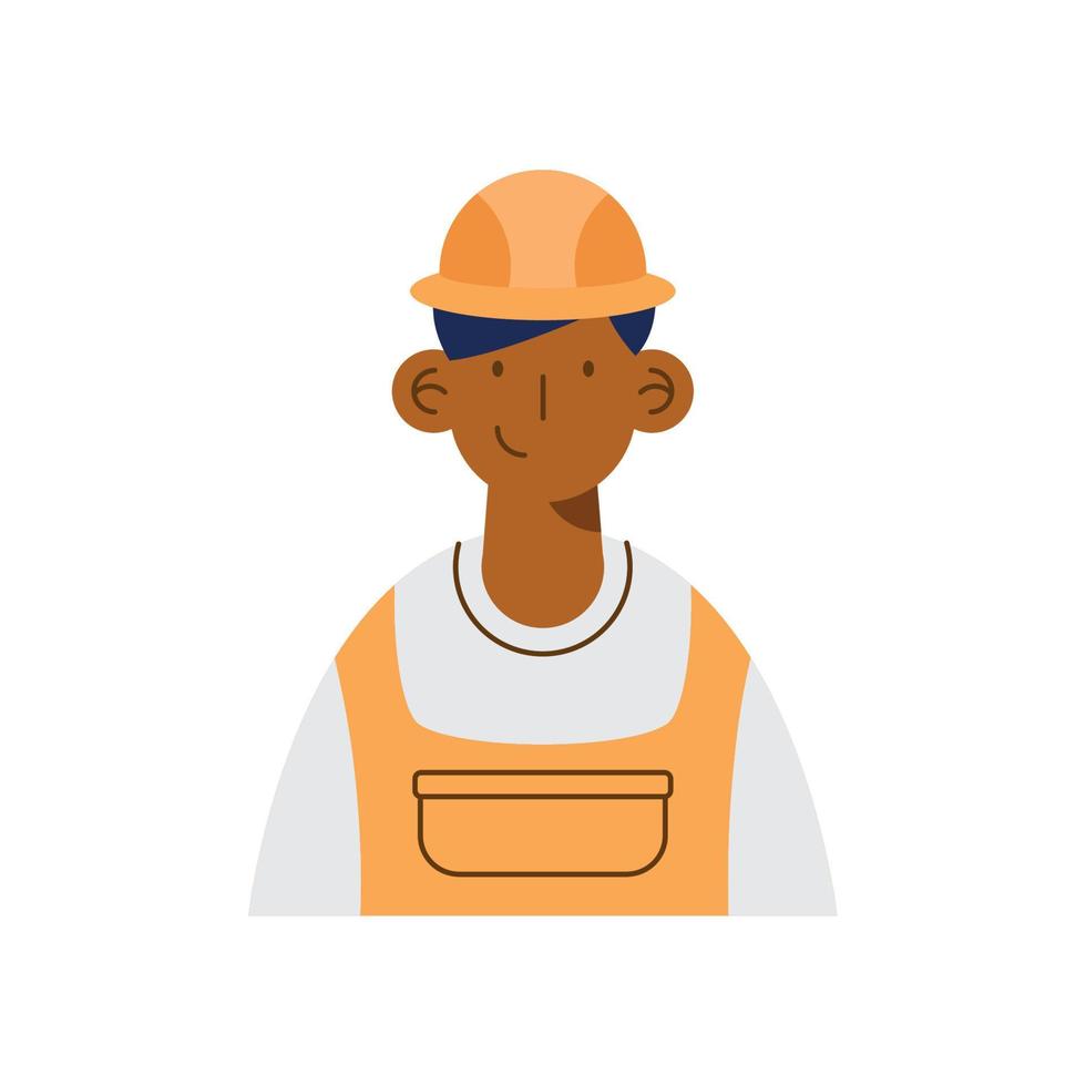 builder male professional worker vector